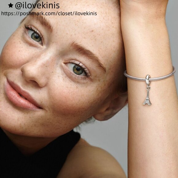 Pandora Paris Eiffel Tower Dangle Charm - Picture 4 of 5